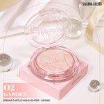 Load image into Gallery viewer, dream castle highlighter applied on cheekbones
