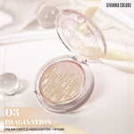 Load image into Gallery viewer, dream castle highlighter applied on cheekbones