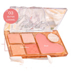 Load image into Gallery viewer, 6 Color Glitter Eyeshadow Palette – Party &amp; Glam Eye Makeup
