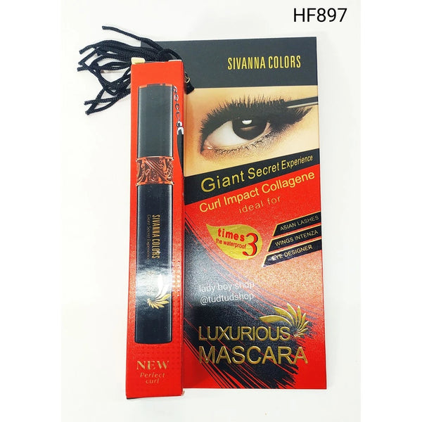 Sivanna Mascara Waterproof Long Lasting Volume Curl