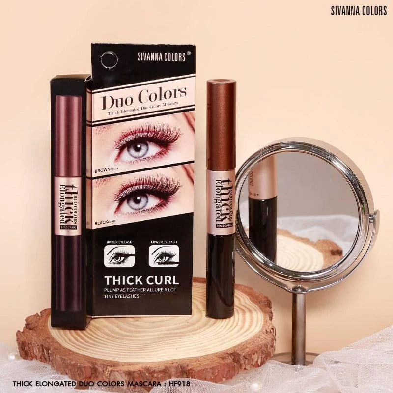 Thick Elongated Duo Colors Mascara