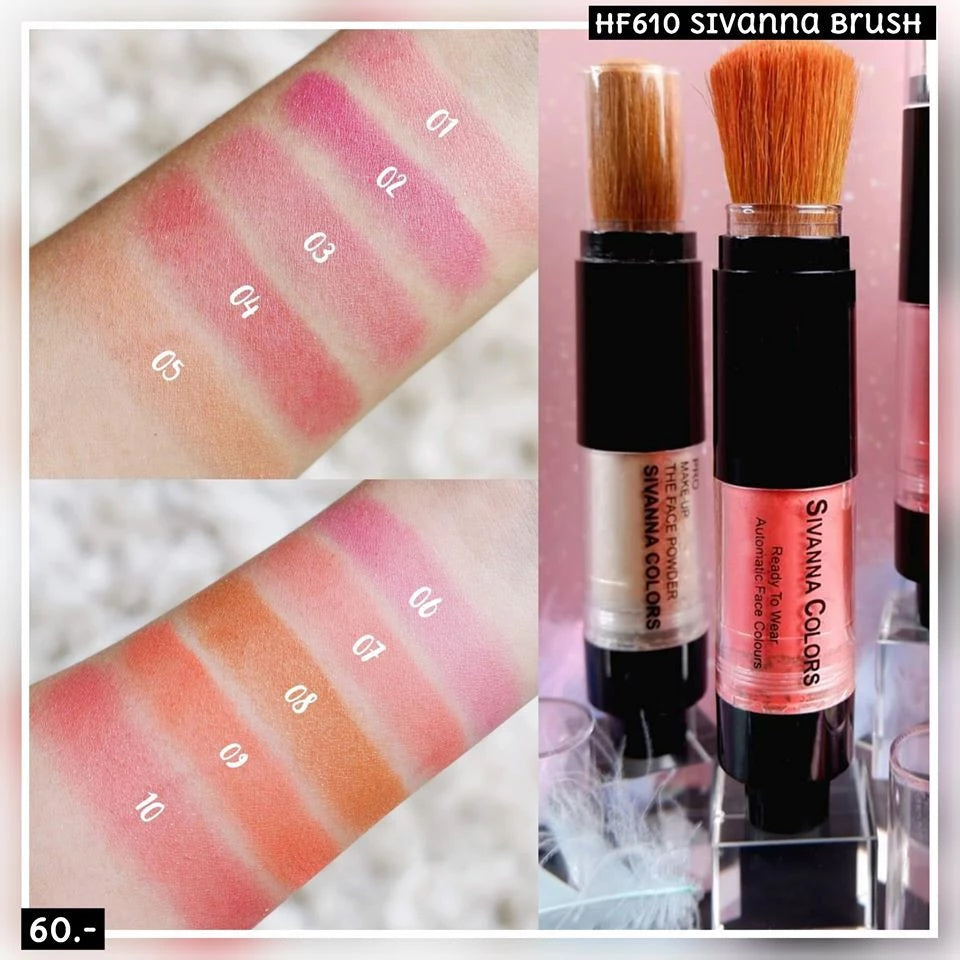 Ready To Wear Automatic Face Colors Sivanna Blush Powder Auto