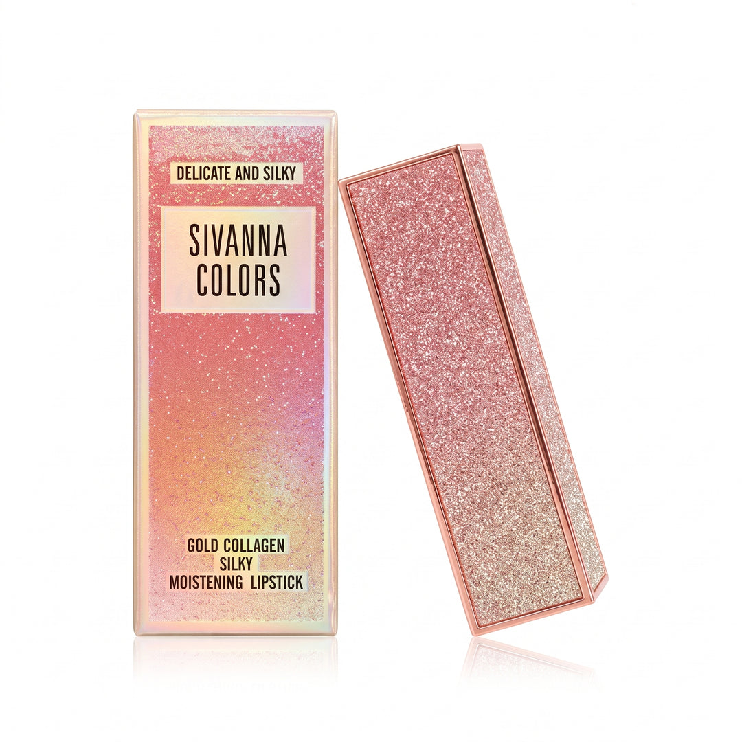 Gold Collagen Lipstick Waterproof Moisturizing Formula