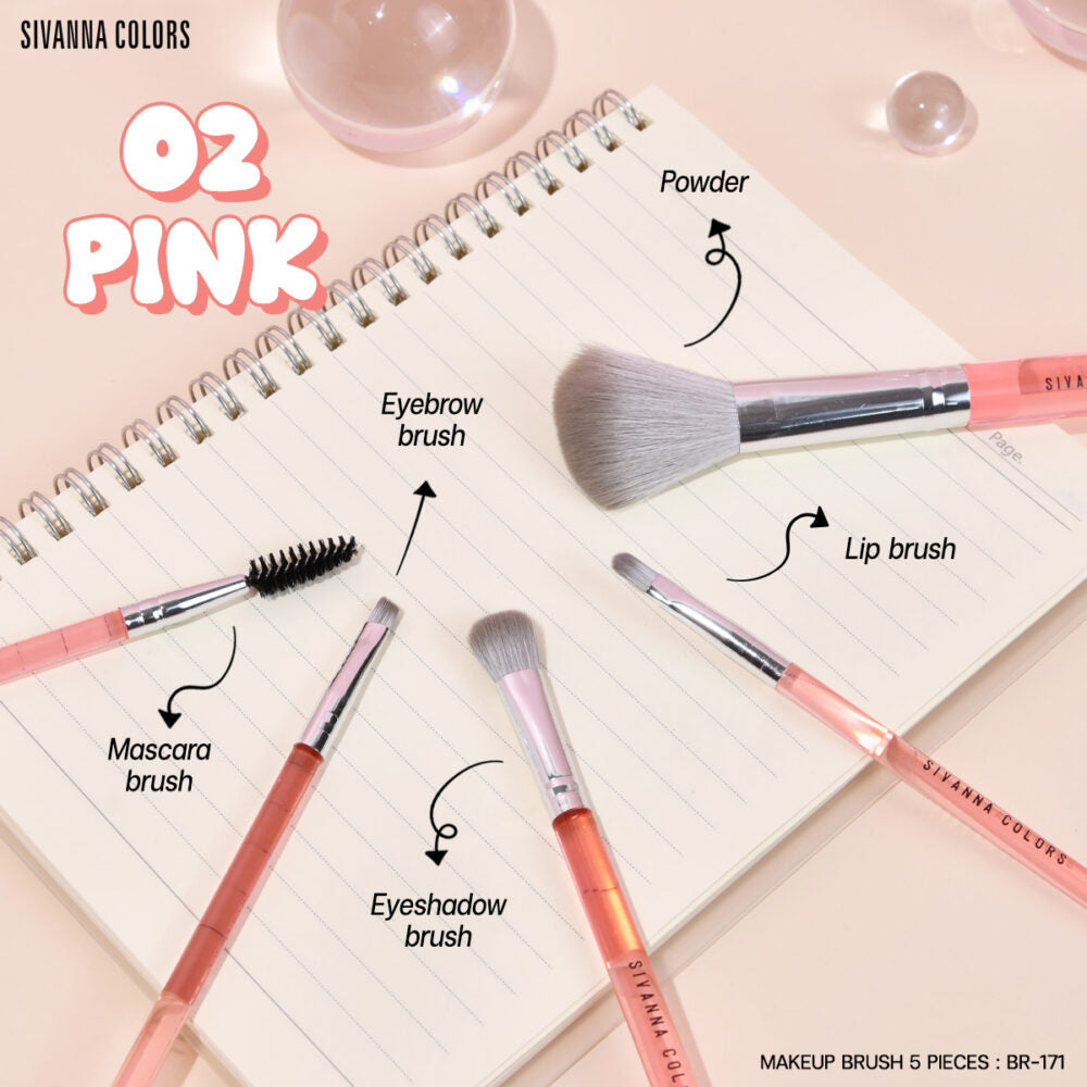 MAKEUP BRUSH 5 PIECES