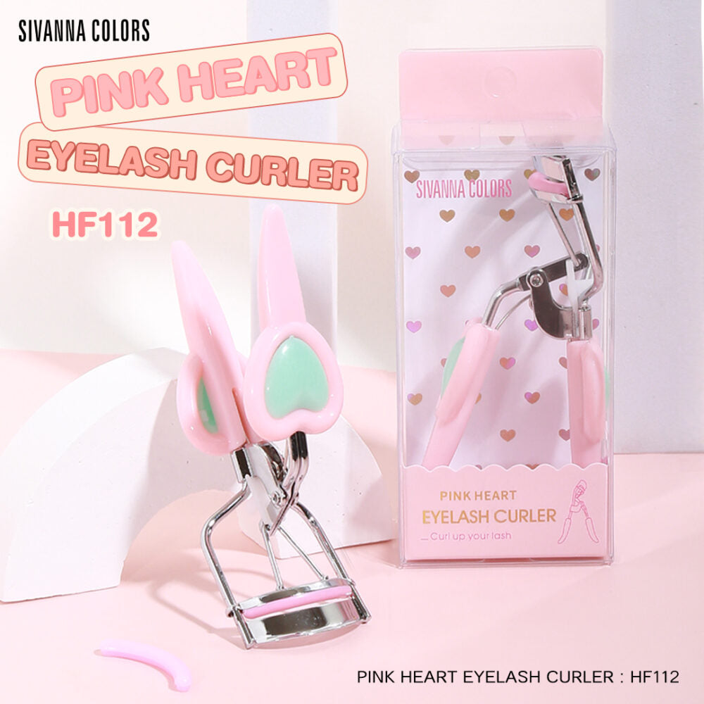 PINK HEART EYELASH CURLER