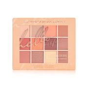 •	Eyeshadow and Contour Palette makeup kit open view 