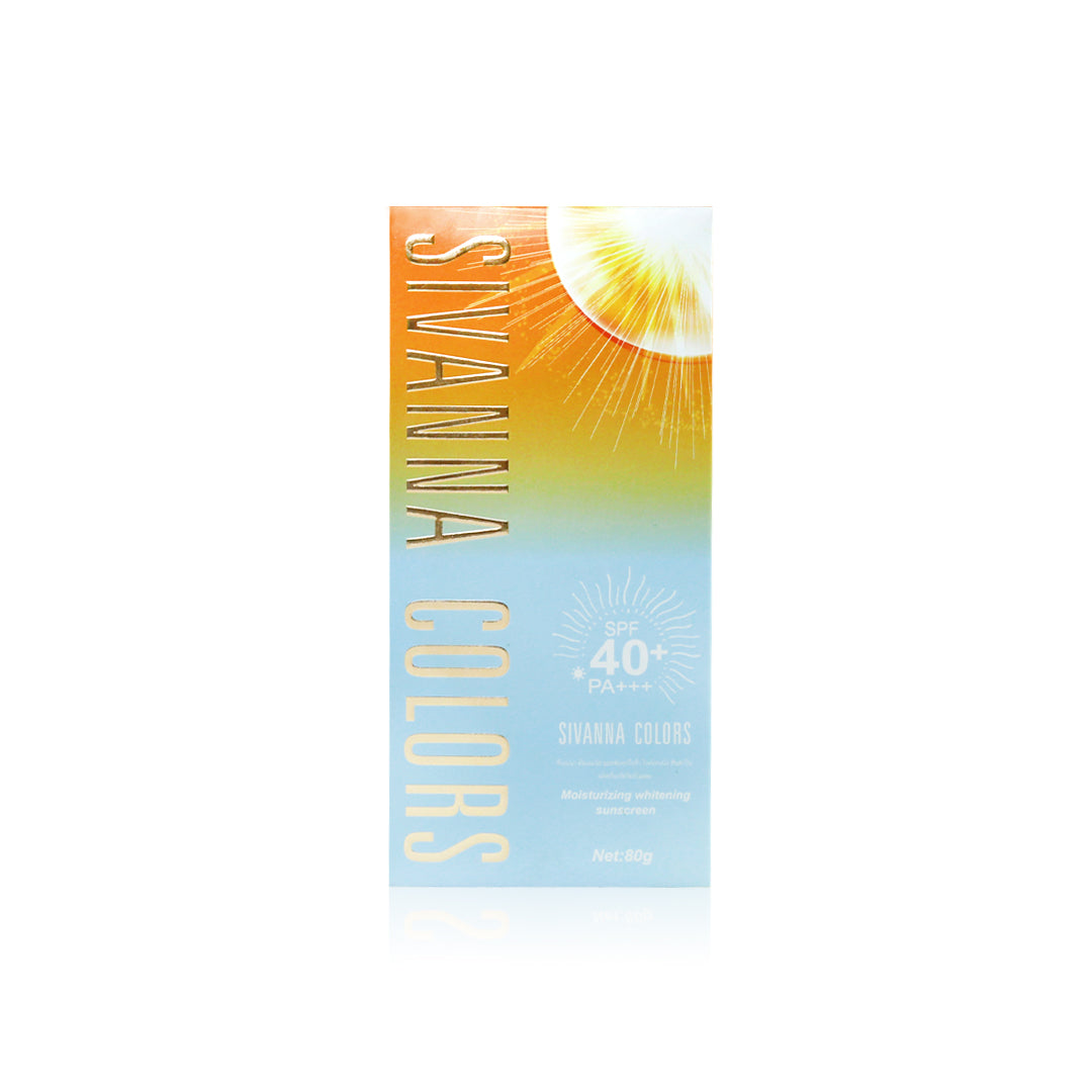 Moisturizing whitening sunscreen