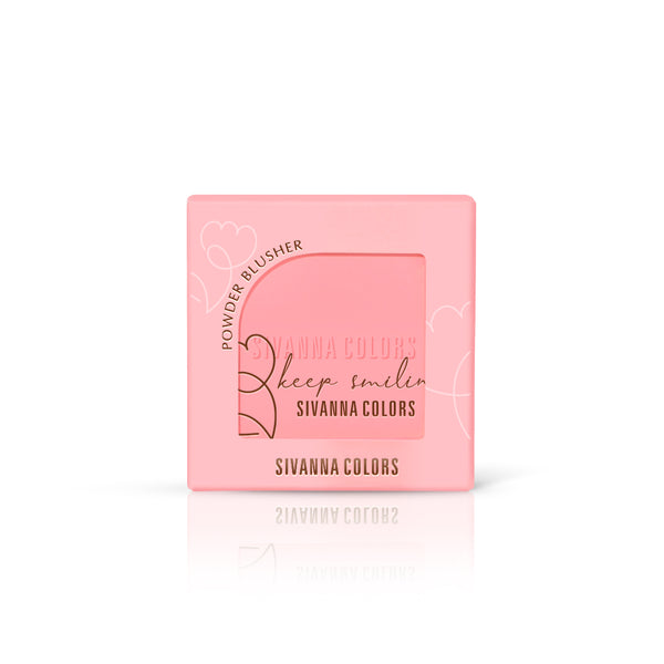 •	Powder Blush close up texture and pigment detail 