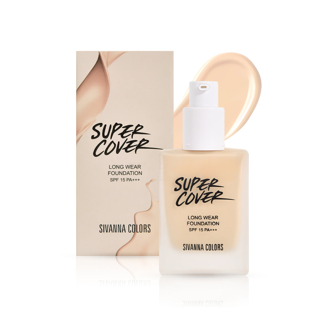 SUPER COVER LONG WEAR FOUNDATION SPF15 PA+++