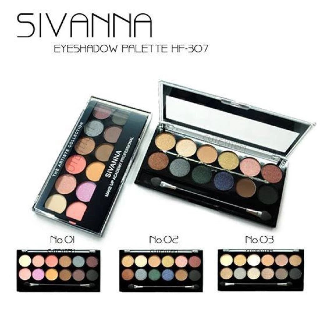 Eyeshadow Make Up Academy Ci Eye Shadow Palette 12 Color